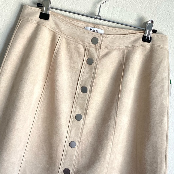 \Bar III\ NWT Faux Suede Mini Skirt - Picture 3 of 15
